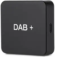 Douself DAB 004 DAB-Box,Digitalradio-Antennentuner,FM-Uebertragung,Stromversorgung über USB,für Autoradio Android 5.1 und hoeher(nur für Laender mit DAB-Signa