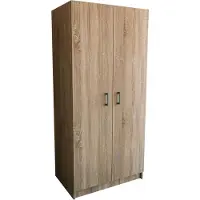 Masseno Drehtürenschrank PINELLO 81/177/52cm 2-türig Schlafzimmer Schrank Kleiderschrank Sonoma Eiche