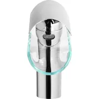 OEM Waschbeckenarmatur, modernes Design, langlebige Materialien, Silber