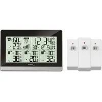 Nextime WS 7065, Schwarz, Indoor humidity, Outdoor humidity, Innen-Thermometer, Außen-Thermometer, Thermometer, Hygrometer, Thermometer, 20 - 95%, 20 - 95%