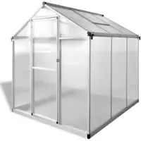 Furnicato Gewächshaus Verstärkt Aluminium 3,46 m3