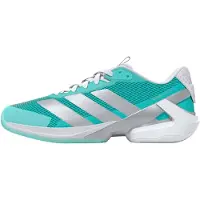 Adidas Adizero Ubersonic 5 Tennis Shoes flash aqua-silver met.-blush pink (AEWR) 4.5