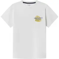 Hackett London für Jungen. HK5000032 Meeresfrüchte Tee weiß (Y09), Lässig, Baumwolle, Kurzarm, Kinderbekleidung