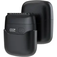 Slyrun Herren Elektrorasierer Mini Folienrasierer, USB-C Elektrorasierer, Wasserdichter Folienrasierer Tragbar, Geeignet für Bartgesichtsreisen