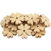 Colorations – Blumendekoration aus Holz – 20 Stück