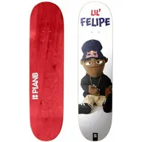 Plan B Lil' Buddies Gustavo 8.25"x31.77" Skateboard Deck uni Gr. Uni
