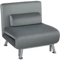 HOMCOM Klappbett Schlafsessel Gästebett Schlafsofa Faltmatratze Bett