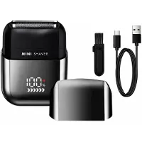 Welikera Mini Elektrorasierer – Kompakt, USB-C, Nass & Trocken, 3-Klingen Folienrasierer für Reise & Alltag