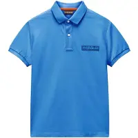 Napapijri Poloshirt Kinder New Box Logo Blue Jasper-Größe 146 / 152
