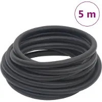 Syfax Hybrid-Luftschlauch Schwarz 0,6" 5 m Gummi und PVC