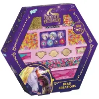 Creative Craft Lab Creative Craft Group Unicorn Academy Perlen Set - kreatives Bastelspielzeug Armbänder machen