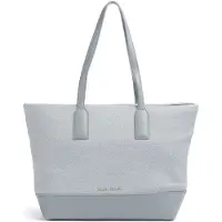 Valentino Blaue Schultertasche für Damen mit Reißverschluss und kontrastierenden Details