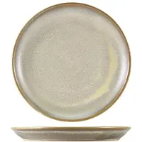 Genware Terra Porcelain Matt Grau Coupe Teller 24 Cm