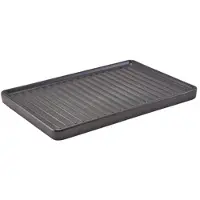 Genware Forge Stoneware Griddle Teller 21,5 x 15 Cm
