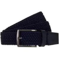Mustang Gürtel 35mm Braided Leather Belt W110 Marine
