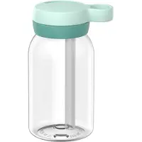 Mepal Campus Trinkflasche mit Trinkhalm 450 ml - Cool mint