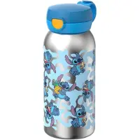 Mepal Campus Edelstahl Stitch Trinkflasche mit Klappdeckel 600 ml
