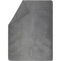 David Fussenegger Wohndecke Bamboo 'Faux Uni' 150 x 200 cm Anthrazit- Grau