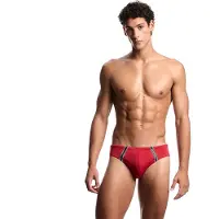 Emporio Armani für Herren. EM000570_AF20426 Slip Cint Badeanzug rot (L), Strandbekleidung, Polyamid