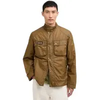 Barbour für Herren. MWX2455 Braune Merton-Jacke (L), Lässig, Baumwolle