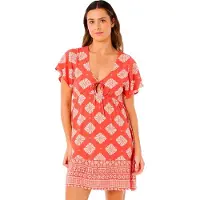 Rip Curl Ventura Tiered Kurzes Kurzarmkleid