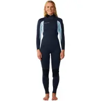 Rip Curl Trad 3/2 Mm Fl Neopren-anzug Mit Langen Ärmeln Und Reißverschluss Am Rücken Für Damen