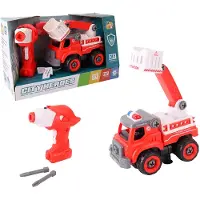 Tachan Zusammenbaubares Ferngesteuertes Feuerwehrauto 33 Stücke