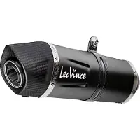 Leovince Lv One Evo Black Edition Cf Moto Mt 800 Abs 22-26/mt-x 800 Abs 25-26/husqvarna Norden 901 Abs 22-26 Nicht Homologierter Schalldämpfer