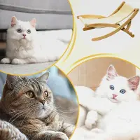 Markenlos Katzen Relax Sessel | Verstellbares Kratzbrett Bett Für Katzen | Klappbare Möbel Für Haustiere Platzsparendes Bett Für Reise Tierarzt Wohnzimmer Balkon Outdoor Raum