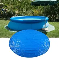 Lixada Round Shape PE Waterproof Rain Dust Proof Swimming Pool Cover Protective Cloth Accessories280cm Diameter