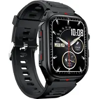Lixada Smart Sports Watch für Männer Frauen 100+ Sport-Modi 2,01 Zoll hochauflösender Farbbildschirm Schwarz