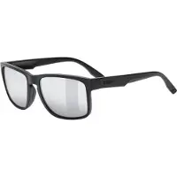 Uvex S534001 poise Unisex-Sonnenbrille Vollrand Eckig TR90-Gestell, schwarz