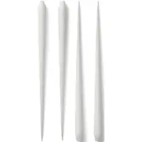 STOFF Nagel - Large taper candles by Ester & Erik, 4 pcs - White