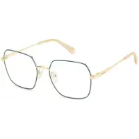 Polaroid PLD D530 Damen-Brille inkl. Gläser Vollrand Eckig Metall-Gestell 54mm/18mm/140mm, gold