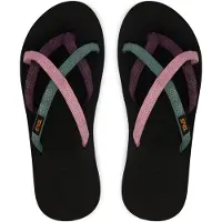 Teva Flip Flops Olowahu Damen Lilas Multi / Black-Schuhgröße 38