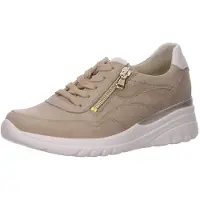 Waldlaufer Schnürhalbschuhe in beige, Gr. 8
