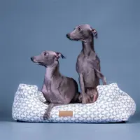 PAIKKA Hundebett Treasure blau, Maße: 95 cm x 75 cm