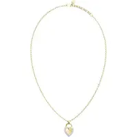 GUESS JUBN06060JWYGRHT/U Damen-Halskette Herz Schloss Goldfarben