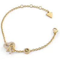 GUESS JUBB06052JWYGS Damen-Armband Herz Goldfarben