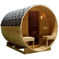 DM Duschmeister Outdoor Fasssauna Sano 687.. - Duschmeister Sauna
