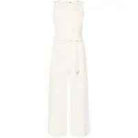 Betty Barclay Jumpsuit "Jumpsuit mit Gürtel", Damen, Gr. 40, EURO, weiß (rohweiß), Obermaterial: 96% Polyester PES. 4% Elasthan EL., Overalls Jumpsuit