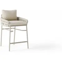 Suns 2er Set Fiavé Barhocker Aluminium/Rope