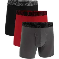 Under Armour Boxershorts Performance Cotton 3" 3P 1383891-025 | Größe: 3XL