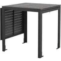 Home24 Klapptisch - Aluminium - Grau
