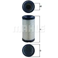 MAGNETI MARELLI Luftfilter MAHLE LX 2908