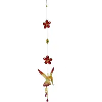 Formano Hängedeko Eisvogel Kolibri gelb rot L. 40cm aus Acryl F25