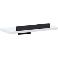 Giese Noka Dusch Konsole 50819-14 Wandmodell, Material Corian, schwarz / weiß