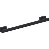 Giese Handtuchhalter 34365-14 mit Magnetbefestigung für Heizkörper, Länge 500 mm, schwarz matt