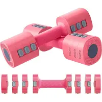 SPORTNOW 4-in-1 Verstellbare Hantel, 1-2,5 kg Hanteln mit rutschfest Griff