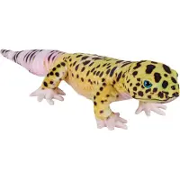 Wild republic - 28717 - Living Earth, Leopard Gecko, Plüsch, 59cm x 13cm x 20cm